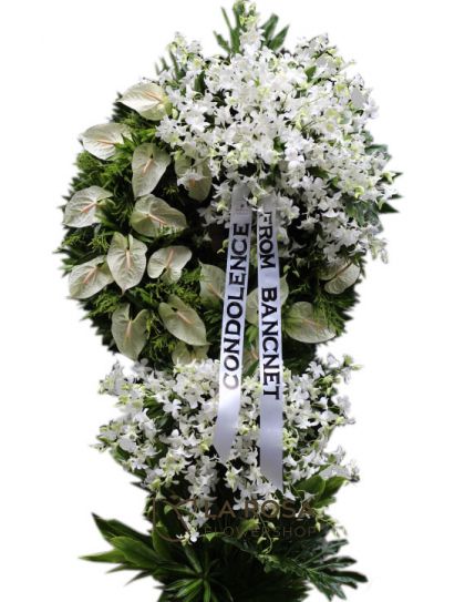 Funeral Flowers 73 - Wreath Funeral Flower by LaRosa Flower Shop Quezon City
