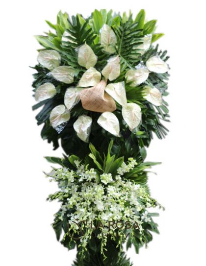 Funeral Flowers 78 - Standing Funeral Flower by LaRosa Flower Shop Quezon City