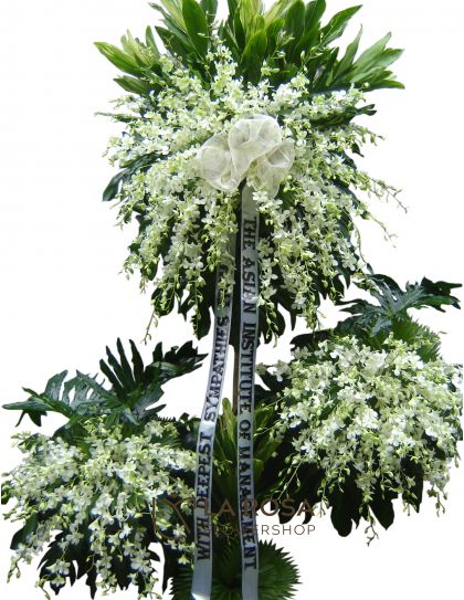 Funeral Flowers 82 - Standing Funeral Flower by LaRosa Flower Shop Quezon City