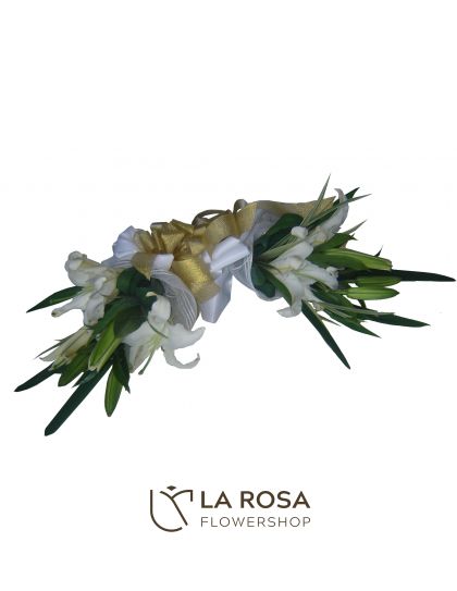 Sympathy Casket Corsage - Funeral Flower Delivery by LaRosa Flower Shop Quezon City