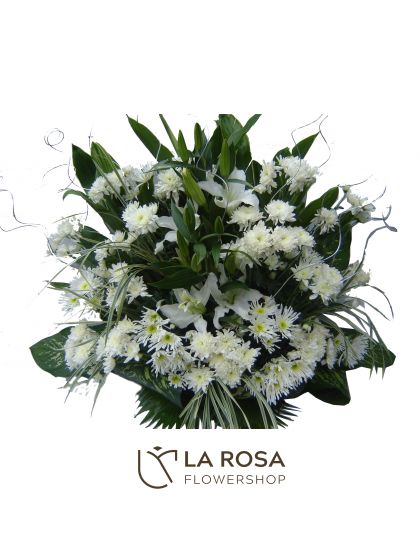 Sympathy Garden Single 02  - Funeral Flower Delivery by LaRosa Flower Shop Quezon City