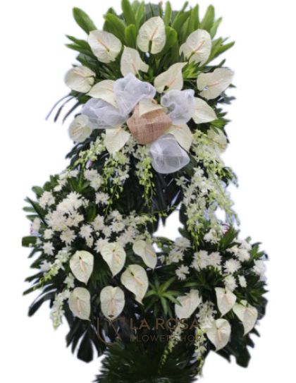 Funeral Flowers 55 - Standing Funeral Flower by LaRosa Flower Shop Quezon City