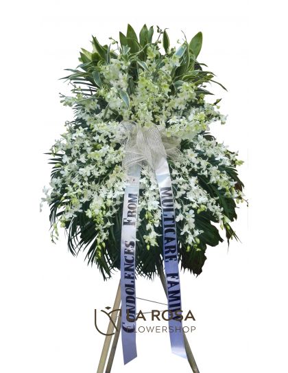 Funeral Standy 22 - Standing Funeral Flower by LaRosa Flower Shop Quezon City