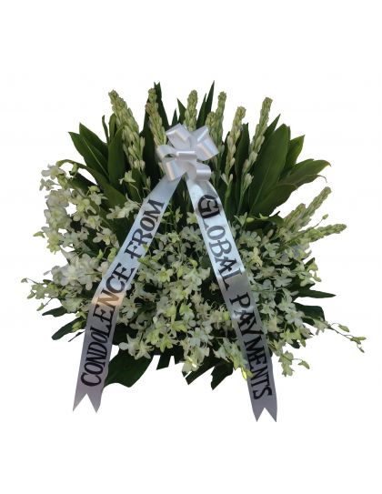 Funeral Basket 02 - Funeral Flower Delivery by LaRosa Flower Shop Quezon City