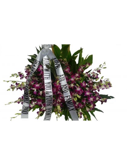 Funeral Basket 04 - Funeral Flower Delivery by LaRosa Flower Shop Quezon City