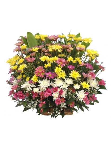 Funeral Basket 05 - Funeral Flower Delivery by LaRosa Flower Shop Quezon City