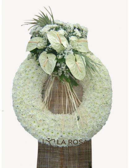 Funeral Flowers 07 - Wreath Funeral Flower by LaRosa Flower Shop Quezon City