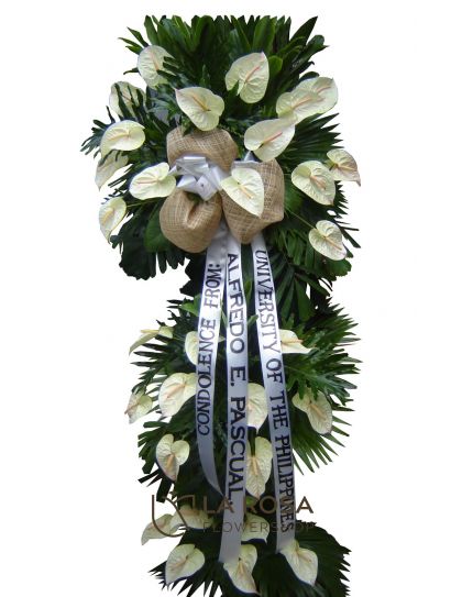 Funeral Flowers 13 - Standing Funeral Flower by LaRosa Flower Shop Quezon City