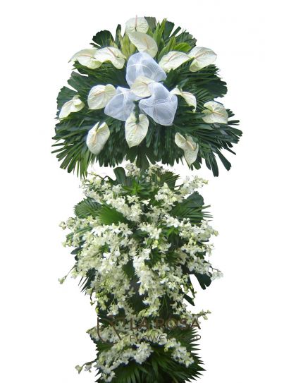 Funeral Flowers 14 - Standing Funeral Flower by LaRosa Flower Shop Quezon City