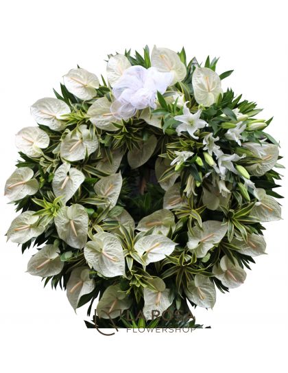 Funeral Flowers 52 - Wreath Funeral Flower by LaRosa Flower Shop Quezon City
