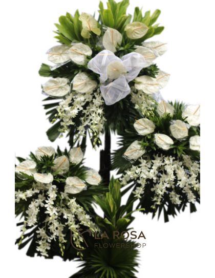 Funeral Flowers 53 - Standing Funeral Flower by LaRosa Flower Shop Quezon City