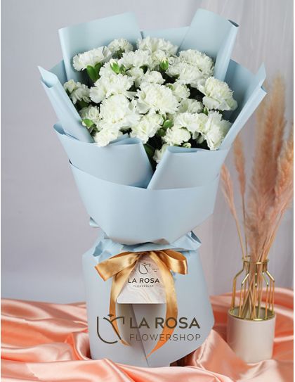 Bernadette - Carnations Delivery by LaRosa Flower Shop Quezon City