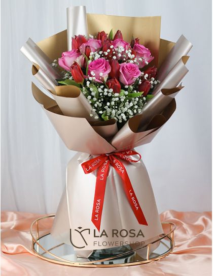 Eloise - Mixed Flower Bouquet by LaRosa Flower Shop Quezon City