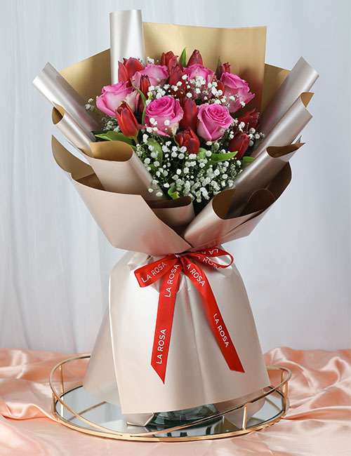 Eloise - Mixed Flower Bouquet by LaRosa Flower Shop Quezon City