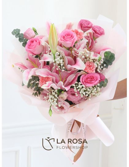 Garcelle - Lilies Delivery by LaRosa Flower Shop Quezon City