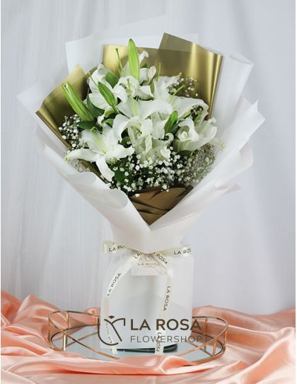Sylvia - Lilies Delivery by LaRosa Flower Shop Quezon City