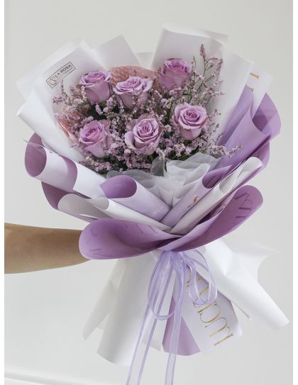 flower delivery - Azalea- purple roses
