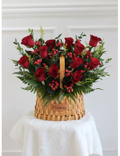 flower delivery - Country Cottage Floral Basket