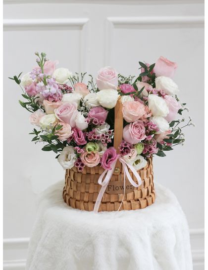 flower delivery - Enchanted Garden Basket
