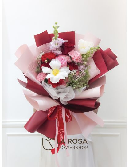 Livia - A mixed flower bouquet arrangement by LaRosa Flower Shop Quezon City