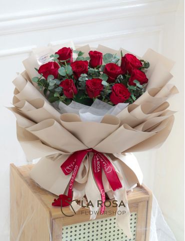 Darcie - Imported Red Roses Delivery by LaRosa Flower Shop Quezon City