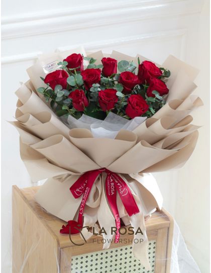 Darcie - Imported Red Roses Delivery by LaRosa Flower Shop Quezon City