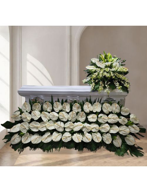 Funeral Flowers - Package Casket Decor 01 Funeral Flowers - Package Casket Decor 01