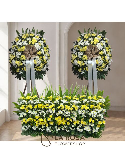 Funeral Flowers - Package Casket Decor 07 Funeral Flowers - Package Casket Decor 07