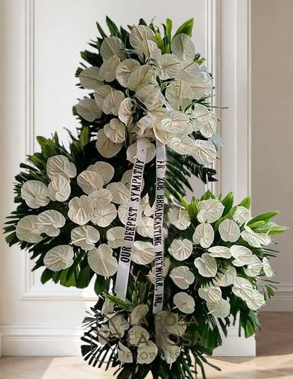 Sympathy Flower Stand 10