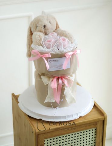 Tender Petals Hug Preserved Flower Bouquet - Mother's Day Flowers Philippines | Flower Bouquet Delivery