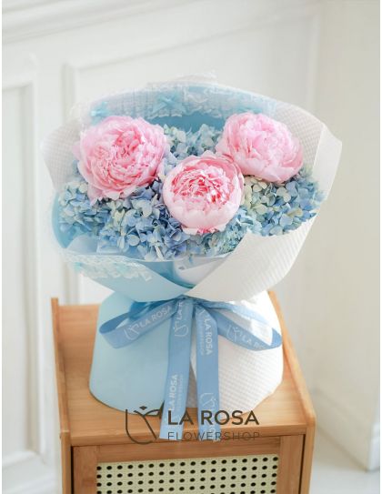 Three Peonies - Flower Bouquet Collection Philippines | Flower Bouquet Delivery