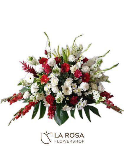 Long and Low 05 - Mixed Flower Bouquet by LaRosa Flower Shop Quezon City
