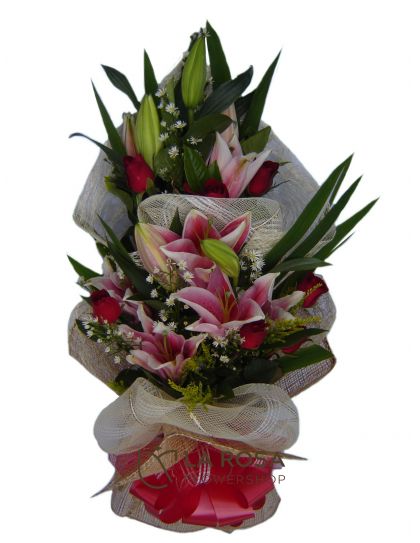 Be Mine - Lilies Delivery by LaRosa Flower Shop Quezon City