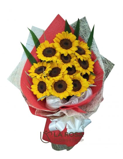 Birthday Sunflowers - Sunflower Delivery by LaRosa Flower Shop Quezon City