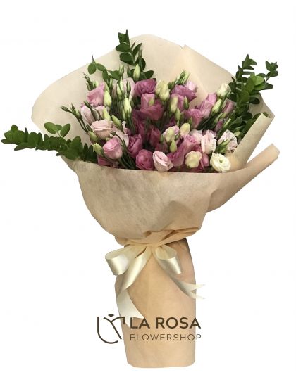 Esther - Lisianthus Bouquet Delivery by LaRosa Flower Shop Quezon City