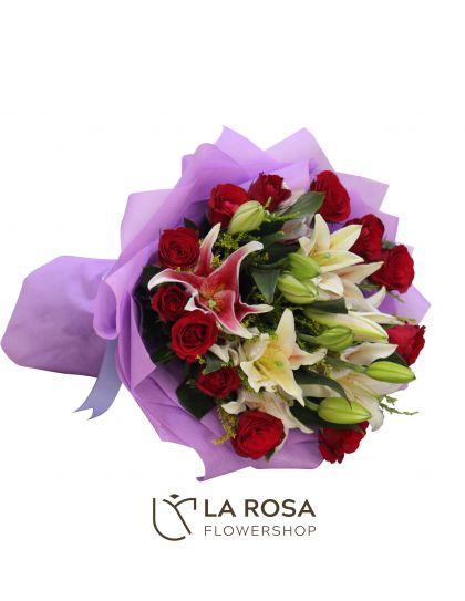 Penelope - Red Roses Delivery by LaRosa Flower Shop Quezon City