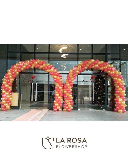 Inaugural balloon Arch 04 - Inaugural Balloons by LaRosa Flower Shop Quezon City
