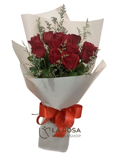 Elegant 1 Dozen - Roses Delivery by LaRosa Flower Shop Quezon City