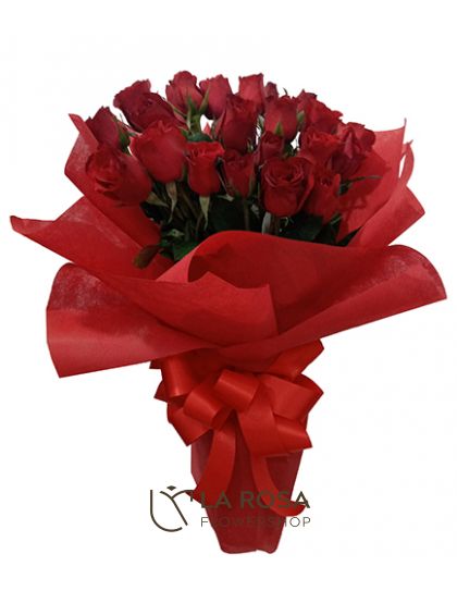 Precious Red - Roses Delivery by LaRosa Flower Shop Quezon City