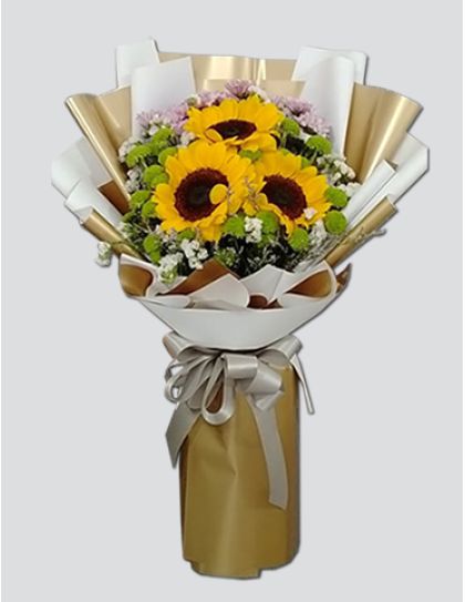 Classy - Mixed Flower Bouquet by LaRosa Flower Shop Quezon City