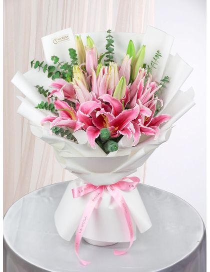 Salve - Lilies Delivery by LaRosa Flower Shop Quezon City