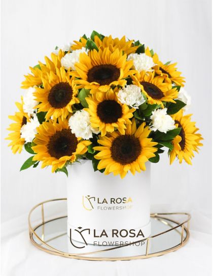 Sunshine Bloom - Boxed Flowers Delivery by LaRosa Flower Shop Quezon City