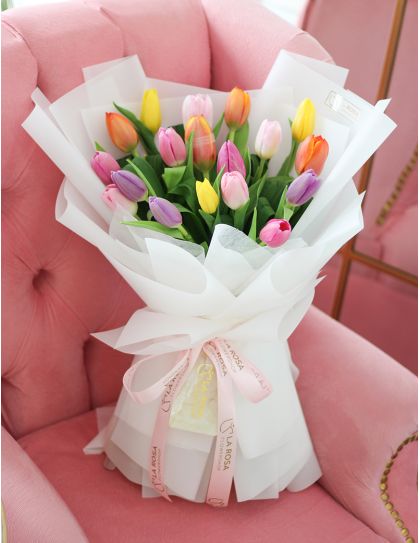 Elania - Tulips Delivery by LaRosa Flower Shop Quezon City