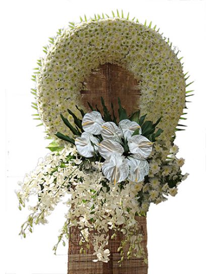 Flower Wreath 23 - Wreath Funeral Flower by LaRosa Flower Shop Quezon City