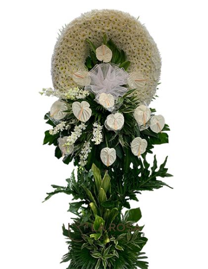 Flower Wreath 27 - Wreath Funeral Flower by LaRosa Flower Shop Quezon City