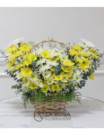 All Saints Day 06 Funeral Flowers Philippines | Sympathy Flowers Basket | Funeral Flower Delivery