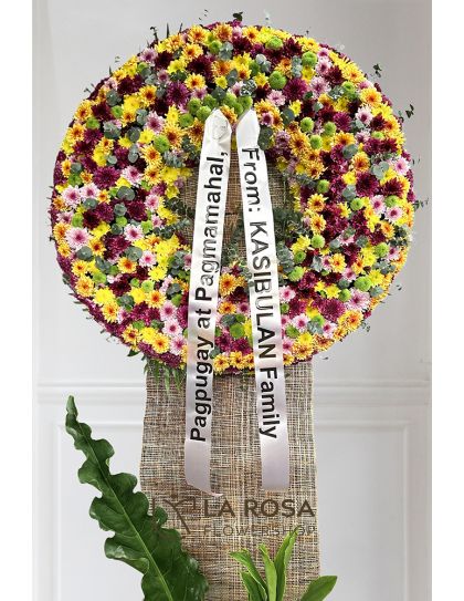Funeral Flowers 43 Philippines - Mixed Sympathy Standing Arrangement - Funeral Flower Delivery