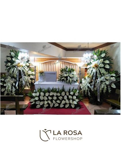 Sympathy Package Casket Decor 02 – Funeral Flowers Philippines | Funeral Flower Delivery