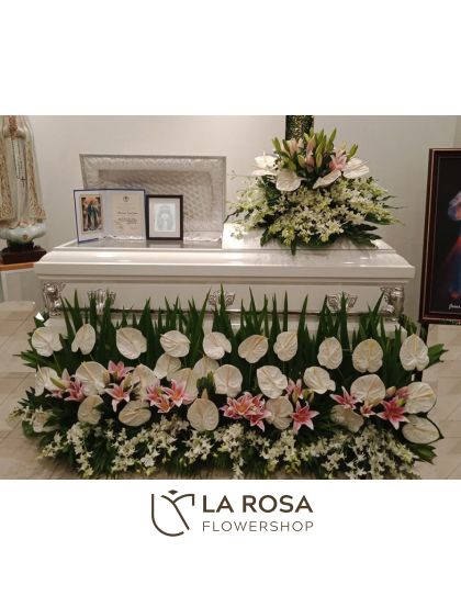 Package Casket Decor 05 – Funeral Flowers Philippines | Funeral Flower Delivery