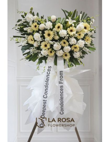 Eternal Peace Flower Stand – Funeral Flowers Philippines | Sympathy Flower Delivery